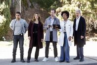 Navy CIS – (v.l.n.r.) Nick Torres (Wilmer Valderrama); Jessica Knight (Katrina Law); Timothy McGee (Sean Murray); Kasie Hines (Diona Reasonover); Alden Parker (Gary Cole)