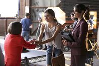 Navy CIS: L.A. – L-R: Henrietta "Hetty" Lange (Linda Hunt), Catalina Diaz (Arienne Mandi) and Special Agent Kensi Blye (Daniela Ruah).