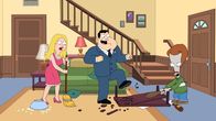 American Dad! – L-R: Francine, Stan, Roger