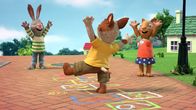 Pip und Posy – Pip und Posy freuen sich mit Zac über seine gute Leistung! Vielleicht gibt es doch eine Medaille für ihn?