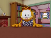 The Garfield Show – Garfield ist zu dick, das sagt jedenfalls die neue sprechende Waage von Liz. Er kriegt eine Diät verordnet.