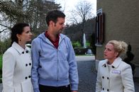 Sturm der Liebe – (v.l.n.r.) Elena (Lili Gesler); Nils (Florian Stadler); Tanja (Judith Hildebrandt)