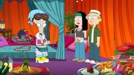American Dad! – L-R: Roger, Hayley, Jeff