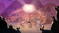 Taffy – In the middle: grey raccoon Taffy