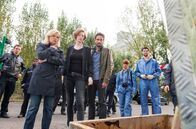Tatort – v.l.: Hauptkommissarin Inga Lürsen (Sabine Postel), BKA-Kollegin Linda Selb (Luise Wolfram), Hauptkommissar Stedefreund (Oliver Mommsen))