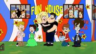 American Dad! – L-R: Jeff, Hayley, Francine, Stan, Klaus, Steve, Roger