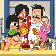 Bob's Burgers – Gene, Tina, Linda, Bob, Louise, Teddy