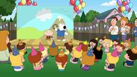 Family Guy – Mit ihren Liedern über das wahre Leben als Kind, treten Stewie und Brian auf Kindergeburtstagen auf. Doch dann taucht Stewies Verflossene Olivia auf ...