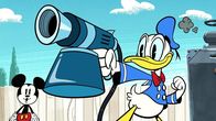 Micky Maus – L-R: Mickey Mouse, Donald Duck