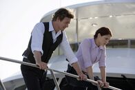 The Mentalist – Ein neuer Fall wartet auf Patrick (Simon Baker, l.) und Grace (Amanda Righetti, r.) ...