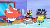 SpongeBob Schwammkopf – v.li.: Larry, Mr. Krabs, SpongeBob