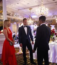Elementary – (v.l.n.r.) Joan Watson (Lucy Liu); Sherlock Holmes (Jonny Lee Miller); Detective Marcus Bell (Jon Michael Hill)