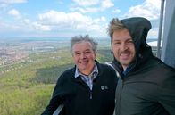 Zengleins Zehn – Moderator Johannes Zenglein (re.) und Matthias Buck (Leitender Techniker) auf dem Stuttgarter Fernsehturm.