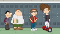 American Dad! – L-R: Toshi, Barry, Steve, Snot