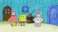 SpongeBob Schwammkopf – L-r: Patrick, SpongeBob, Sandy