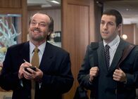 Die Wutprobe – Der Therapeut ist stets mit dabei: (l-r) Jack Nicholson als Dr. Buddy Rydell, Adam Sandler als Dave Buznik