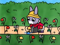 Trotro – An einem heißen Sommertag spaziert TROTRO durch den Garten und merkt, dass die kleinen Blumen ihre Köpfchen hängen lassen. Sie brauchen dringend Wasser! TROTRO ist sofort zur Stelle.