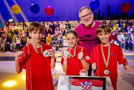 1, 2 oder 3 – Das Team aus Zagreb/Kroatien hat einen tollen Tag bei der Aufzeichnung der "1, 2 oder 3"-Show.