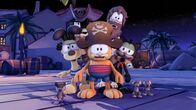 Garfield – Pirat Garfield und seine Crew erleben eine Überraschung.