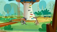 Wolf – Wolf versucht, Alfred mit seiner Dichtkunst zu beeindrucken.