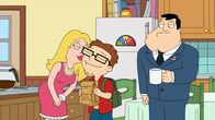 American Dad! – L-R: Francine, Steve, Stan
