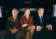 Moonlight Mile – Ben Floss (Dustin Hoffman), Jojo Floss (Susan Sarandon) und Joe Nast (Jake Gyllenhaal)