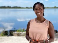 Invasion der Haie – Meeresbiologin Carlee Jackson. (National Geographic/Kerry Buck)
