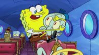 SpongeBob Schwammkopf – Vorne, l-r: SpongeBob, Squidward