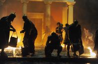 Ein Tag im... – Flammende Feuer waren in Rom keine Seltenheit: Es brannte rund 100 Mal am Tag in der Stadt. in Verbindung mit der Sendung bei Nennung ZDF/Yana BlajevaFlammende Feuer waren in Rom keine Seltenheit: Es brannte rund 100 Mal am Tag in der Stadt. in Verbindung mit der Sendung bei Nennung ZDF/Yana Blajeva