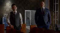 Bull – Pictured L-R: Freddy Rodriguez as Benny Colón and Christopher Jackson as Chunk Palmer