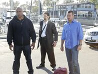Navy CIS – (v.li.) LL Cool J (Special Agent Sam Hanna), Chris O'Donnell (Special Agent G. Callen).