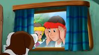 Bibi und Tina – Bibi und Tina entdecken einen Camping-Wagen voller Hunde.