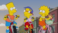 Die Simpsons – (v.l.n.r.) Bart; Milhouse; Lisa