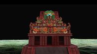 Spuren verlorener Städte mit Albert Lin – Reconstruction of pyramid. (Credit: National Geographic)