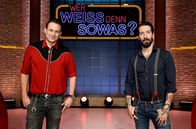 Wer weiß denn sowas? – Treten bei "Wer weiß denn sowas?" als Kandidaten gegeneinander an: Die beiden Musiker und Band-Kollegen von "The BossHoss", Sascha Vollmer (l.) und Alec Völkel (r.).