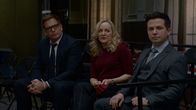 Bull – L-R: Dr. Jason Bull (Michael Weatherly), Marissa Morgan (Geneva Carr), Benny Colón (Freddy Rodríguez)
