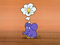 Die Sendung mit der Maus – Der kleine blaue Elefant: Seinen ersten Auftritt hatte er im Februar 1975.