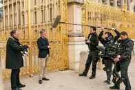 Die Europa-Saga – Regisseur Gero von Boehm, Moderator Christopher Clark und das Team beim Dreh in St. Petersburg. in Verbindung mit der Sendung inkl. SocialMedia bei Nennung ZDF/Alexander HeinRegisseur Gero von Boehm, Moderator Christopher Clark und das Team beim Dreh in St. Petersburg. in Verbindung mit der Sendung inkl. SocialMedia bei Nennung ZDF/Alexander Hein