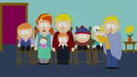 South Park – L-r: Jenny, Mrs. Harrison, Amanda, Mr. Harrison, Dave, Stan, Gary, Mark