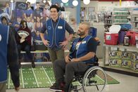 Superstore – -- "Ladies Lunch" Episode 213 -- Pictured: (l-r) Ben Feldman as Jonah, Colton Dunn as Garrett -- (Photo by: Colleen Hayes/NBC)