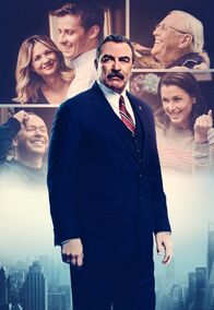 Blue Bloods - Crime Scene New York – (v.li.): Donnie Wahlberg (Danny Reagan), Vanessa Ray (Eddie Janko), Will Estes (Jamie Reagan), Tom Selleck (Frank Reagan), Len Cariou (Henry Reagan), Bridget Moynahan (Erin Reagan-Boyle).