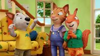 Pip und Posy – Zac muss entscheiden, wer den Tanzwettbewerb gewonnen hat.
