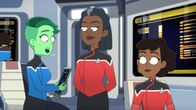 Star Trek: Lower Decks – v.li.: D'Vana Tendi, Carol Freeman, Beckett Mariner
