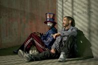 Der Solist – Jamie Foxx (Nathaniel Ayres) and Robert Downey Jnr (Steve Lopez)in THE SOLOIST.