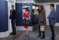Will & Grace – (v.li.) Eric McCormack (Will Truman), Megan Mullally (Karen Walker), Debra Messing (Grace Adler), Sean Hayes (Jack McFarland).