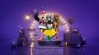 The Masked Singer – v.l.n.r.) Die MÖWE; Das ZEBRA; Der DORNTEUFEL