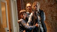 The Pack – L-R: Henry Wilson (Hamish Phillips), Sophie Wilson (Katie Moore), Carla Wilson (Anna Lise Phillips)