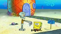 SpongeBob Schwammkopf – L-R: Squidward, SpongeBob