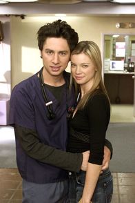 Scrubs - Die Anfänger – Zach Braff (John 'J.D.' Dorian), Amy Smart (Jamie Moyer).