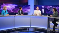 Maischberger – v.l.n.r. Kristina Dunz (Leiterin des RND-Hauptstadtbüros), Anna Lehmann (Leiterin des Parlamentsbüros der taz) und Constantin Schreiber (Auslandsreporter von Axel Springer).